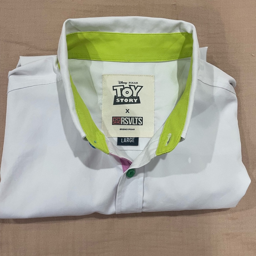 Disney Pixar Toy Story x RSVLTS “Buzz Lightyear” KUNUFLEX Shirt (Rare)
